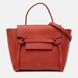 Celine: Красная поясная сумка 