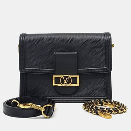 Louis Vuitton: Чёрная сумка  Épi