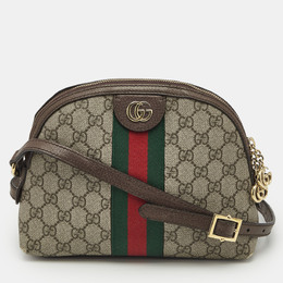 Gucci: Бежевая сумка  GG Supreme