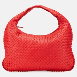 Bottega Veneta: Красная сумка  Intrecciato