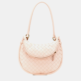 Bottega Veneta: Розовая сумка  Intrecciato