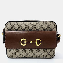 Gucci: Коричневая сумка через плечо  1955 Horsebit