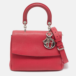 Dior: Красная сумка на руку 