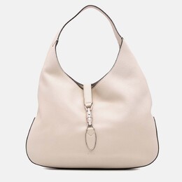 Gucci: Белая сумка  Jackie
