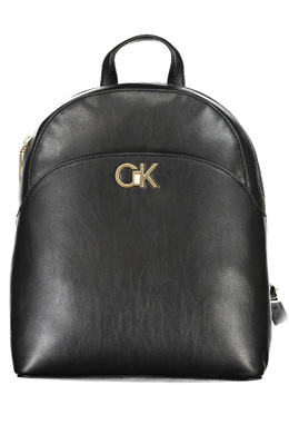 Calvin Klein: Чёрный рюкзак 