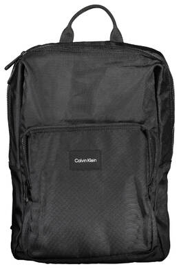 Calvin Klein: Чёрный рюкзак 