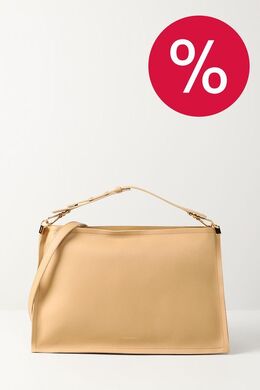 Coccinelle: Бежевая сумка 