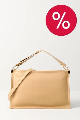 Coccinelle: Бежевая сумка 