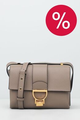 Coccinelle: Бежевая сумка  Arlettis