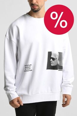 Karl Lagerfeld: Хлопковый свитшот 