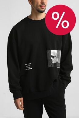 Karl Lagerfeld: Хлопковый свитшот 