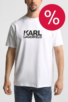 Karl Lagerfeld: Хлопковая футболка 