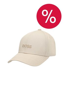 BOSS: Бежевая кепка 