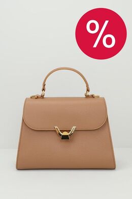 Coccinelle: Бежевая сумка 