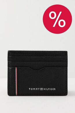Tommy Hilfiger: Чёрный картхолдер  TH