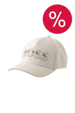 BOSS: Бежевая кепка 
