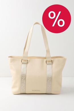 Valentino: Бежевая сумка 