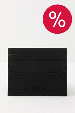 EMPORIO ARMANI: Чёрный картхолдер 