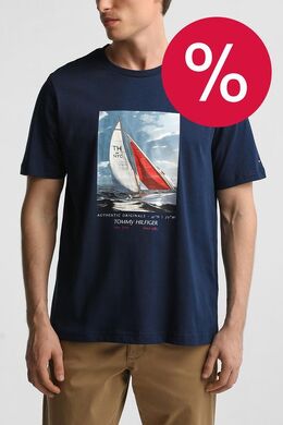 Tommy Hilfiger: Хлопковая футболка 