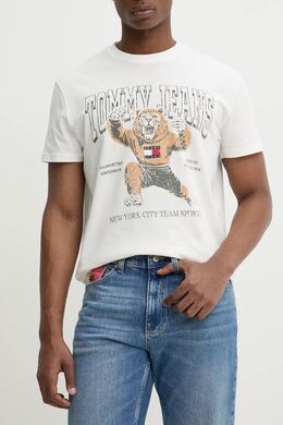 Tommy Jeans: Летняя футболка 
