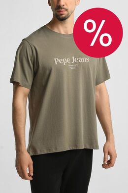 PEPE JEANS: Хлопковая футболка 