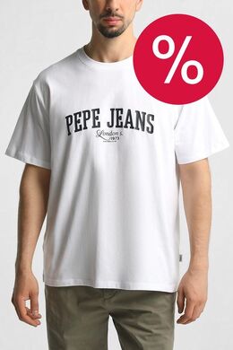 PEPE JEANS: Хлопковая футболка 