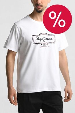 PEPE JEANS: Хлопковая футболка 