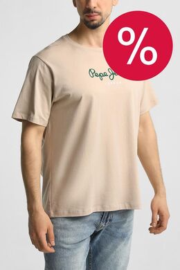 PEPE JEANS: Хлопковая футболка 
