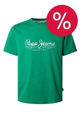 PEPE JEANS: Хлопковая футболка 