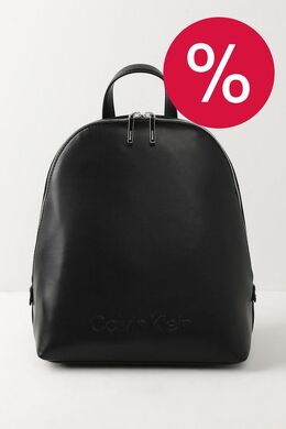 Calvin Klein: Чёрный рюкзак 