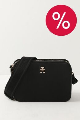 Tommy Hilfiger: Чёрная сумка  TH