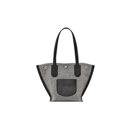 LONGCHAMP: Серая сумка  Roseau