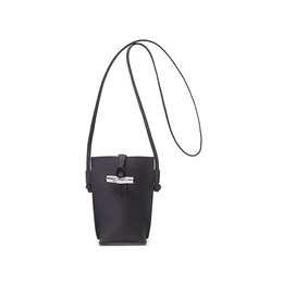 LONGCHAMP: Фиолетовая сумка  Roseau