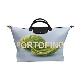 LONGCHAMP: Голубая сумка 