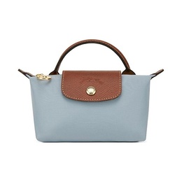 LONGCHAMP: Голубая сумка  Le Pliage