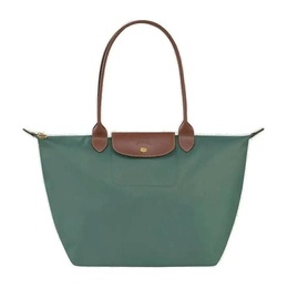 LONGCHAMP: Зелёная сумка  Le Pliage