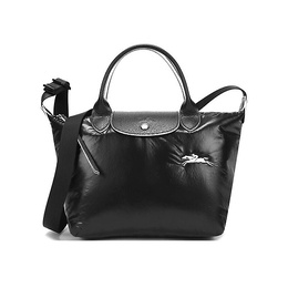 LONGCHAMP: Чёрная сумка  Le Pliage