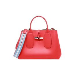 LONGCHAMP: Красная сумка  Roseau