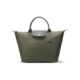 LONGCHAMP: Зелёная сумка  Le Pliage Green