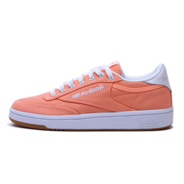 REEBOK: Оранжевые кроссовки  Club C 85