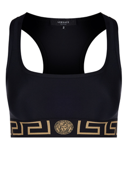 VERSACE: Чёрный топ 