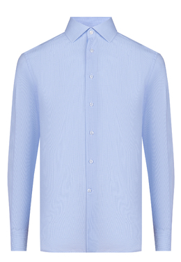 CORNELIANI: Синяя рубашка 