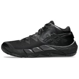 Asics: Чёрные кроссовки 