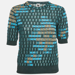 M Missoni: Зелёный топ 