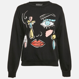Boutique Moschino: Чёрный свитшот 