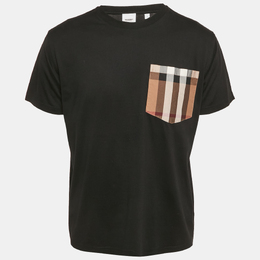 Burberry: Чёрная футболка  Pocket
