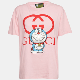 Gucci: Розовая футболка 