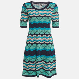 M Missoni: Голубое платье 