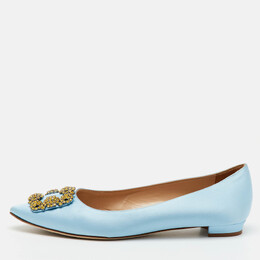 Manolo Blahnik: Светлые балетки  Hangisi