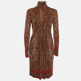 Etro: Коричневое платье 